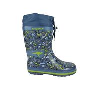 KangaROOS Jungen K-summerrain Gummistiefel, Dusk Blue Traffic, 28 EU