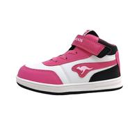 KangaROOS Kinder-Mädchen-High-Top-Sneaker K-CPI TIVE MID EV Pink-Weiß-Schwarz weiß30