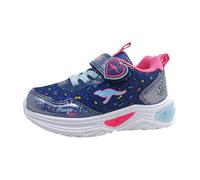KangaROOS Jungen Mädchen K-SLG Beauty EV Sneaker, Navy/Daisy pink, 34 EU