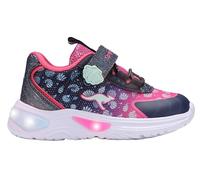 KangaROOS Jungen Mädchen K-SLG Kauai EV Sneaker, dk Navy/neon pink, 29 EU