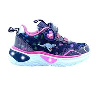 KangaROOS Jungen Mädchen K-SLG Lovin EV Sneaker, dk Navy/Daisy pink, 29 EU