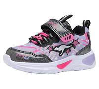 KangaROOS Jungen Mädchen K-SLG Sparks EV Sneaker, Jet Black/lavandin, 24 EU
