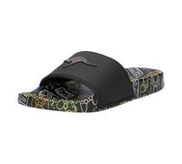 KangaROOS Jungen Mädchen K-Slide Print Sandale, Jet Black/Play, 29 EU