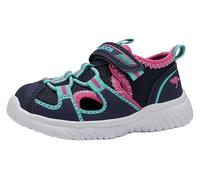 KangaROOS Jungen Mädchen KI-Jumplite EV Sandale, dk navy/daisy pink, 21 EU
