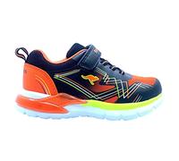 KangaROOS Jungen Unisex Kinder K-sl Flasher Ev Sneaker, Charcoal Flame, 23 EU