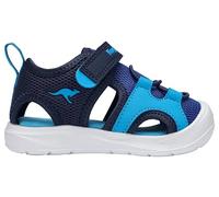 KangaROOS Jungen Unisex Kinder K-Toe Amari EV Flache Sandale, dk Navy/Sky, 27 EU