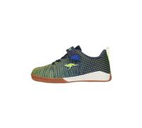 KangaROOS Jungen Unisex Kinder K5-Hover EV Hallenturnschuh, dk Navy/Lime, 30 EU