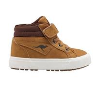 KangaROOS Jungen Unisex Kinder KAVU III Sneaker, tan Yellow/Coffee, 28 EU