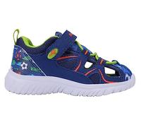 KangaROOS Jungen Unisex Kinder KI-Fastlite EV Sandale, Navy/Soccer, 21 EU