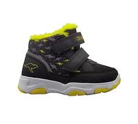 KangaROOS Jungen Unisex Kinder KS-Goku V Stiefel, Jet Black/Lemon Chrome, 29 EU