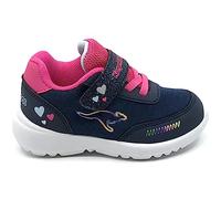 KangaROOS Jungen Unisex Kinder KY-Match EV Sneaker, dk Navy/Daisy pink, 21 EU