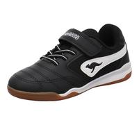KangaROOS K-Braceyard EV Kinder Hallenschuh in Schwarz mit Weiß für Vereinssport. schwarz/weiß Gr. 36