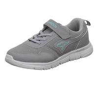 KangaROOS K-ETK Possum EV Mädchen und Jungen Sneaker in Grau mit Klettverschluss, für Schule. grau Gr. 36