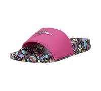 KangaROOS K-Slide Print Sandale, dk Navy/Spring, 35 EU