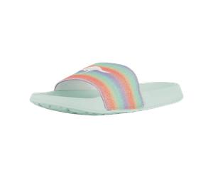 KangaROOS K-Slide Shine für Kinder, grün, Größe 30 EU