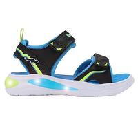 KangaROOS K-SLS Franky Sandale, Jet Black/Sky, 29 EU