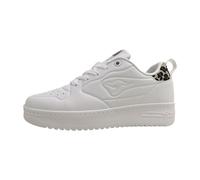 KangaROOS Damen K-Top Sweeny Sneaker, White/Leo, 36 EU