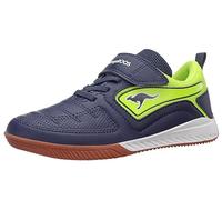 KangaROOS K5-Block Ev Sneaker, Dk Navy/Lime, 30 EU
