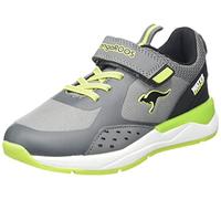 KangaROOS KD-Dips EV Sneaker, Steel Grey/Lime, 28 EU
