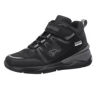KangaROOS Kd-Turn Mid Ev Sneaker, Jet Black/Steel Grey, 30 EU