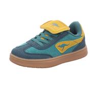 KangaROOS Kinder-Jungen-Sneaker K-CA Bam Flap SD Grün-Blau-Orange 32
