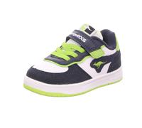 KangaROOS Kinder-Jungen-Sneaker-Slipper-Klettschuh K-CPI Izel EV Blau-Grün-Weiß 24