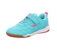 KangaROOS Kinder-Sportschuh-Indoorschuh-Hallenschuh K-Ridyard EV Petrol-Pink-Weiß 33