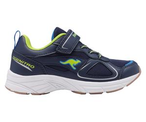 KangaROOS Kinderschuhe Halbschuhe dk navy/lime dk navy/lime - Gr. - 35