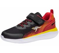 Kangaroos Kinderschuhe Klettschuhe / Slipper jet black/fiery red jet black/fiery red - Gr. - 28