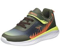 KangaROOS KQ-Wave EV Sneaker, Olive/Flame, 34 EU