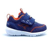 KangaROOS KY-Stitch V Sneaker, dk Navy/orange, 22 EU