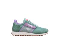 Kangaroos Leder-Sneakers "Flap" in Grün - Größe 40 | Kindersneakers