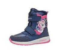KangaROOS Mädchen K-pe Calum V Rtx Sl Schneestiefel, K Blue Daisy Pink Unicorn, 35 EU
