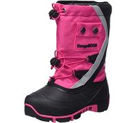 KangaROOS Mädchen Kanga-bean Iii Stiefel, Daisy Pink Jet Black, 37 EU