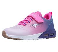 KangaROOS Mädchen Kx-Bases Ev Sneaker, Neon Pink White, 33 EU