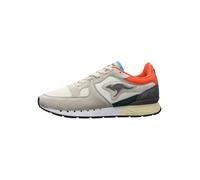 KangaROOS Originals Leder-Sneakers "Coil R1 Og Pop" in Beige - Größe 36 | Damen Sneakers