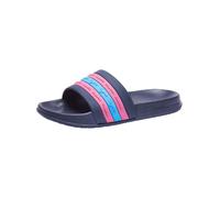 Kangaroos Pantoletten "K-Slide Stripe" in Dunkelblau/Pink - Größe 38 | Clogs Pantoletten Kinder