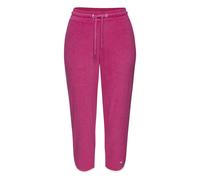 Relax-Caprihose KANGAROOS, Damen, Gr. 32/34, N-Gr, pink, Frottee, Obermaterial: 50% Baumwolle, 48% Polyester, 2% Elasthan, unifarben, Basic, ca. Mitte Wade, Hosen, mit sportlichem Seitenstreifen und w