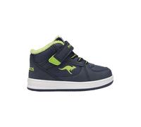 KangaROOS Jungen Unisex Kinder K-CPI Kalino Mid EV Sneaker, dk navy/lime, 26 EU