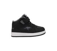 Kangaroos Unisex Kinder K-CPI Kalino Mid Ev Sneaker, Jet Black Steel Grey, 21 EU