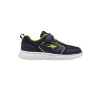 Kangaroos K-ETK Zig EV Sneaker, dk Navy/Lime, 34 EU