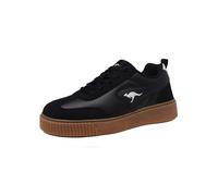 KangaROOS Damen K-Plat Megan Sneaker, Jet Black/White, 39 EU