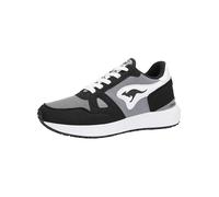 KangaROOS K-Sneak Jay Sneaker, Jet Black/Steel Grey, 28 EU