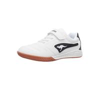 KangaROOS Sneaker K5-drib Ev – Unisex Kinder, Weiß/Jet Black, 29 EU