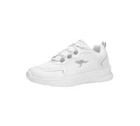 KangaROOS Damen K-NJ Stepper OS Sneaker, White/Vapor Grey, 39 EU