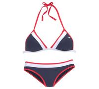 KangaROOS Triangel-Bikini im Colourblocking-Style, marine