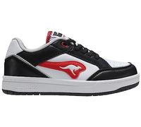 KangaROOS Unisex K-CP Dallas Sneaker, Jet Black/Fiery red, 37 EU