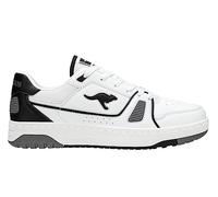 KangaROOS Unisex K-Draft Center Sneaker, White/Jet Black, 42 EU