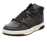 KangaROOS Unisex K-Draft Tony Mid Sneaker, Jet Black/cool beige, 43 EU