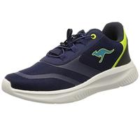 KangaROOS Unisex K-FT Push Sneaker, Belle Blue/neon Green, 39 EU
